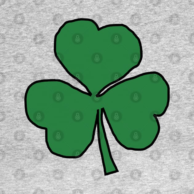 Green Shamrock by ellenhenryart